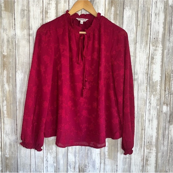 Nanette Lepore Tops - Nanette Nanette Lepore Pebble Crepe Blouse
